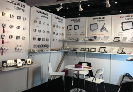 SuperLED In 2017 United Kingdom LuxLive fair